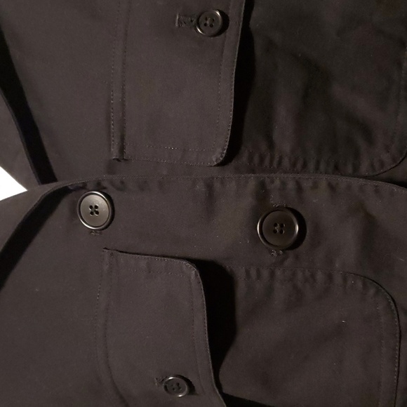 Lauren Ralph Lauren Women's Black Short Utility Cardigan Jacket - Size Small - Picture 4 of 13